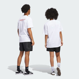 经典情侣款简约舒适运动短裤男装夏季adidas阿迪达斯官方三叶草