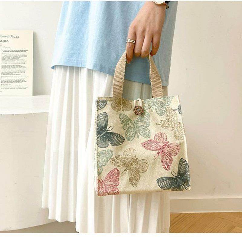 ins便当包帆布手提袋时尚洋气外出日系上班族带饭妈妈午餐饭盒包,淘宝优惠券,粉丝福利购,淘宝优惠卷