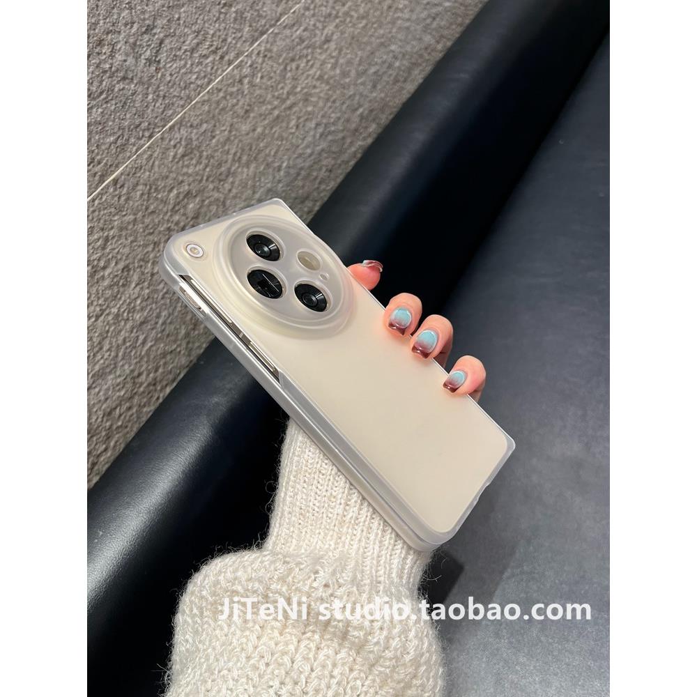 磨砂简约超薄硬壳适用oppofindn3手机保护壳oppo透明find不发黄n3摺叠屏oppon3套findn3典藏版oppofdn男oppof - 图0