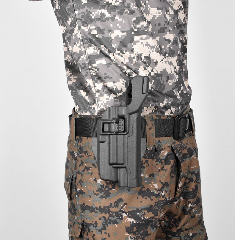 黑鹰LV3带灯主套1911 SERPA L3 DUTY HOLSTERS-图1