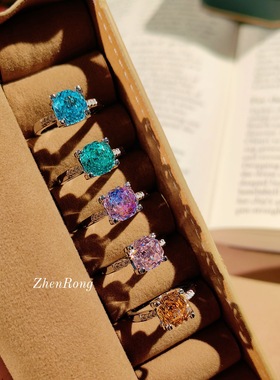 经典牛头八角玫瑰切帕拉伊巴吊坠