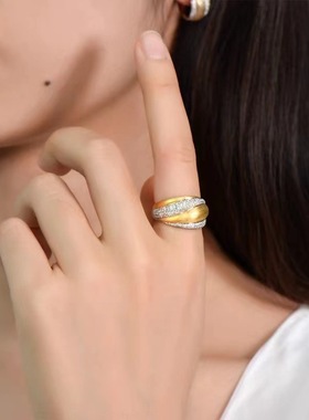 意大利戒指复古优雅时尚女高级感