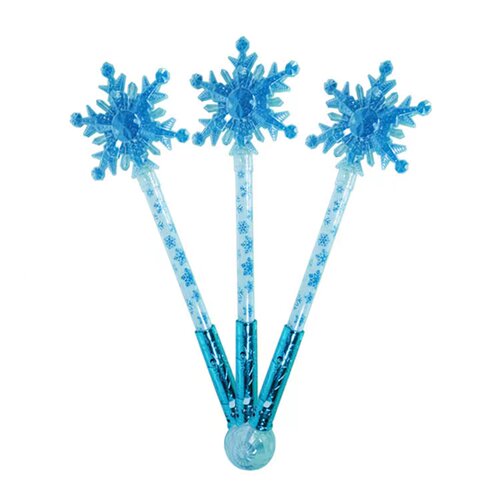 冰雪发光魔法棒雪花棒发光手权杖爱莎公主小魔仙闪光棒圣诞节礼物 - 图2