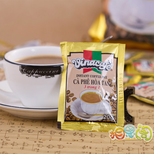 越南进口威拿咖啡金装vinacafe威拿三合一速溶咖啡粉480g/24袋入 - 图2