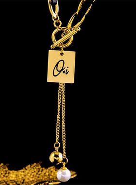 法式小香风高级感时尚编织颈链轻奢锁骨链冷淡风项圈皮链项链女