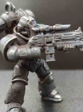 纯铜 星际战士太空宇宙 战锤跑团桌游战棋模型手办吊坠项链钥匙扣