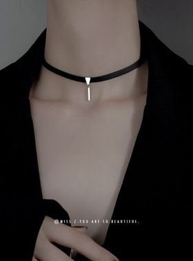 choker黑色颈带项链女潮网红气质 chocker颈链项圈脖子配饰锁骨链