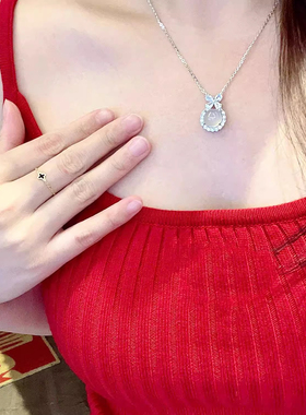 「在逃公主」福禄双全S999纯银项链女玉髓轻奢小众高级感生日礼物