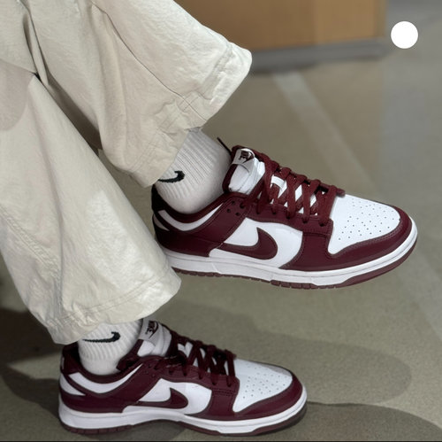 耐克/Nike Dunk酒红男子低帮休闲板鞋DV0833-115 - 图3