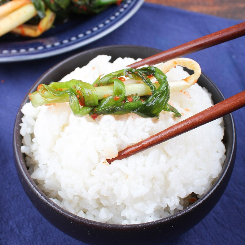 正宗韩食府香葱韩式泡菜300g袋装延边朝鲜小葱咸菜下饭菜袋装包邮 - 图2