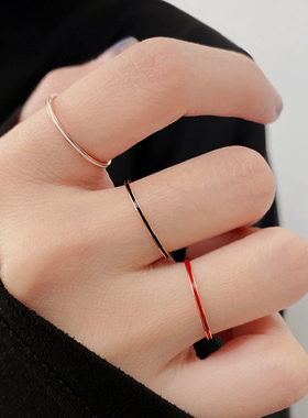 ins三件套极细女关节冷淡戒指环