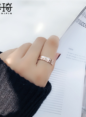 日韩版简约宽版罗马镀女贝壳贝母