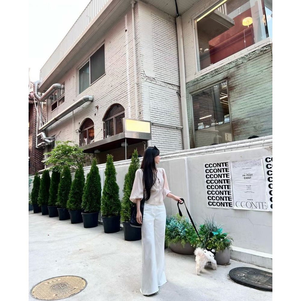 九1012韩国东大门运动牛仔裤区satine-8667993冬季简洁正品知性 - 图0