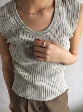 九0328韩国东大门戒指vase-8482371春季端庄通勤简洁纯色舒适正品