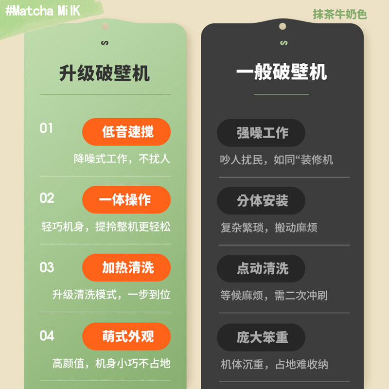 金正破壁机家用小型迷小加热豆浆机 金正金达利破壁机