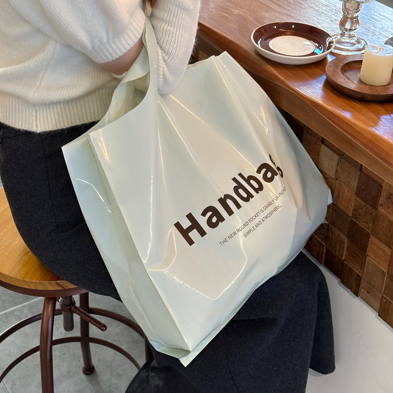 ins风服装店手提袋女装袋子塑料袋购物袋衣服包装袋礼品袋定制-图2