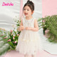 Disha flagship store children's clothing girls' dress summer new fashionable baby children's mesh princess skirt
