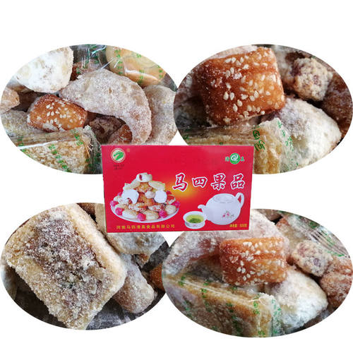 河南特产清真周口马四果子果品蜜三刀口酥月亮果传统糕点多省包邮 - 图1