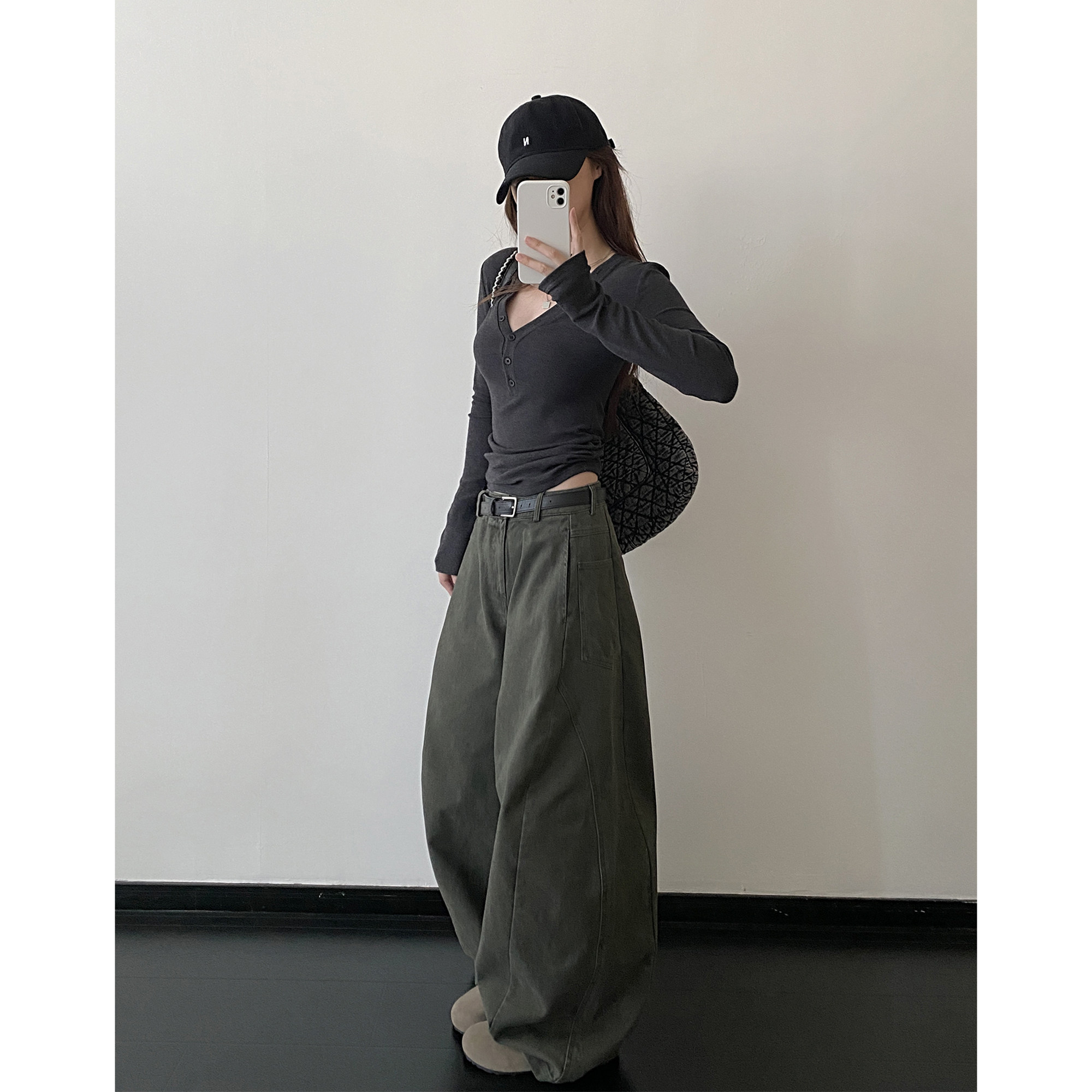 sun柚 乌木甜茶冷淡系氛围感加厚高密度扣子绵羊毛瘦瘦百搭打底衫,淘宝优惠券,粉丝福利购,淘宝优惠卷