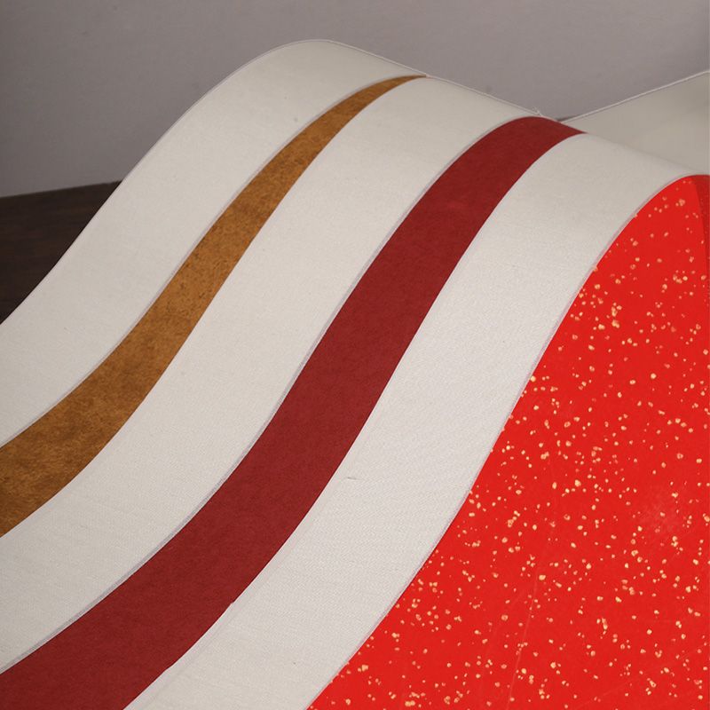 喜庆节日空白卷轴居家装饰宣纸订婚书婚宴书画轴加长53*152CM书法作品纸创作全绫精免装裱中国式挂轴 - 图2