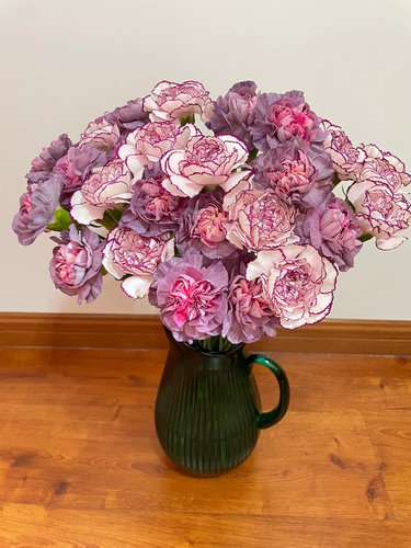 玫瑰洋桔梗康乃馨鲜花教师节花束鲜花高级插花云南基地直发顺丰 - 图3