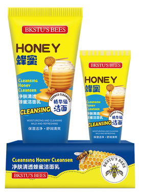 BKSTU‘S BEES净肤清透蜂蜜珍珠洁面乳深层清洁