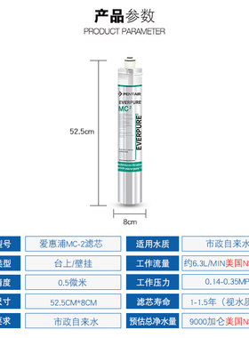 爱惠浦商用奶茶店mc2净水器滤芯