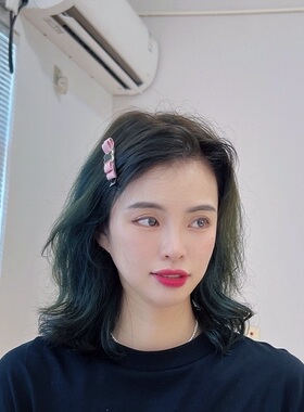 边夹鸭嘴夹布艺合金韩版刘海夹