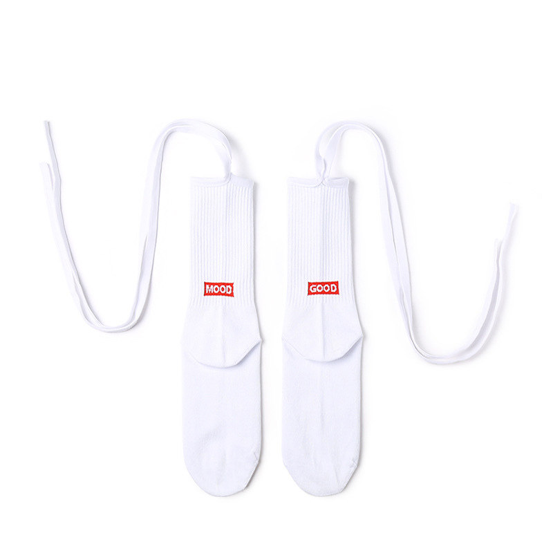 时尚绑带日系绑绳女款舒适中筒袜 妙婳短袜/打底袜/丝袜/美腿袜