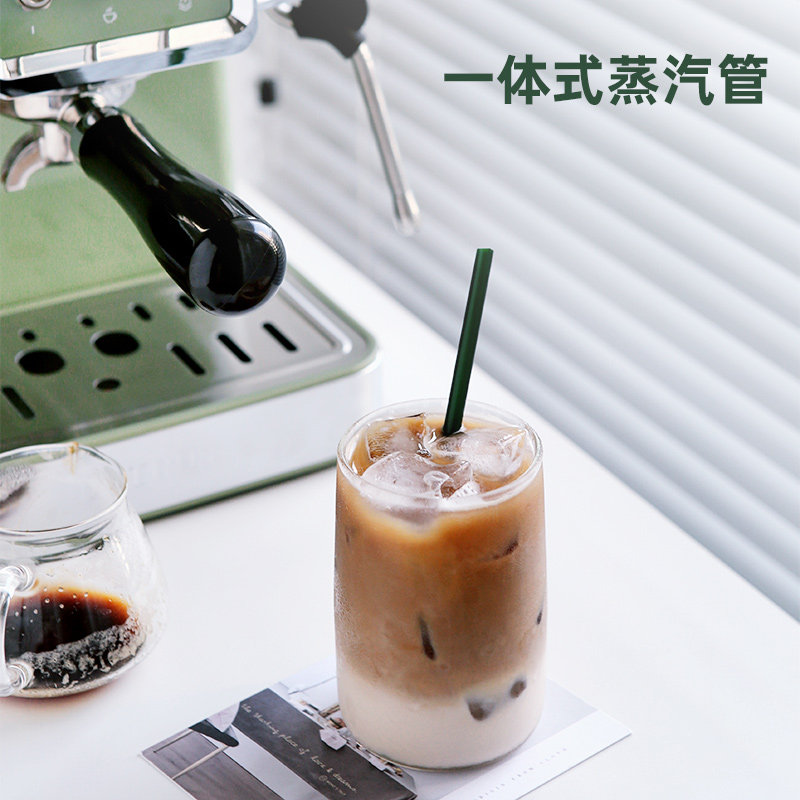 柏翠pe3690复古意式浓缩家用打奶泡 柏翠咖啡机