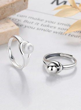 JHEPAN925纯银拉丝圆球