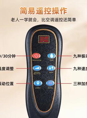 全身按摩垫平躺全身多功能按摩床垫颈腰脚部揉捏热敷按摩仪厂
