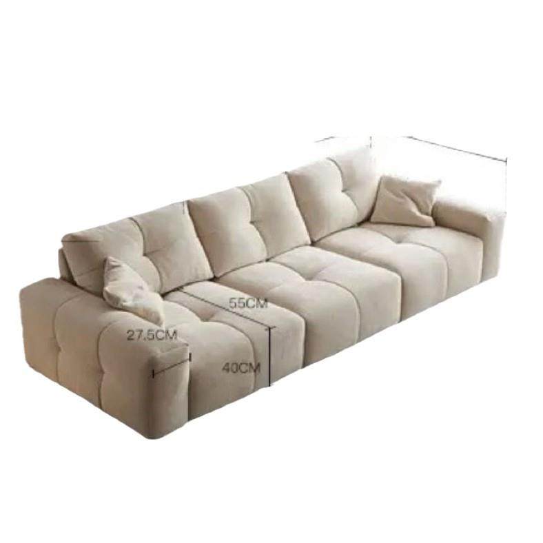 花瓣雪尼尔布艺像素沙发意式极简大坐深直排豆腐块棉麻布实木沙发,淘宝优惠券,粉丝福利购,淘宝优惠卷