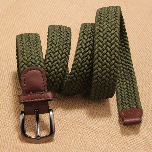 Эластичный дорожный плетеный ремень подходит для мужчин и женщин для отдыха