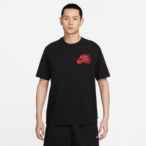 耐克/NIKE SB男子运动宽松休闲印花滑板短袖T恤FQ3720-010-100 - 图0