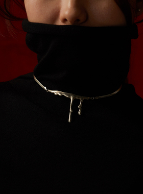 野月亮独立设计师艺术个性项链女