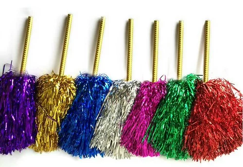 Длинная палочка тянет цветочный мяч La la La Laper Flower Stick Color Ball Детский фестиваль шоу