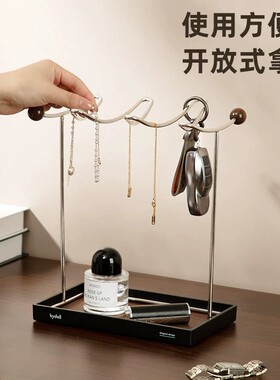 德国中古玄关收纳挂架客厅置物架入户挂车钥匙口罩创意家居装饰品