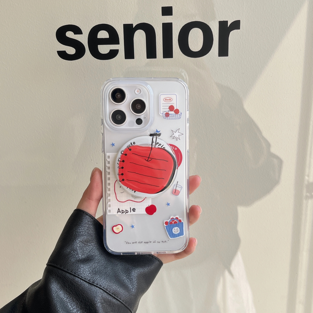 涂鸦苹果笔记本磁吸支架适用A5/OPPO Reno15/14/13/12F手机壳Find X9/X8S+/X7ultra/A72小众A6pro女A3防摔A58 - 图2