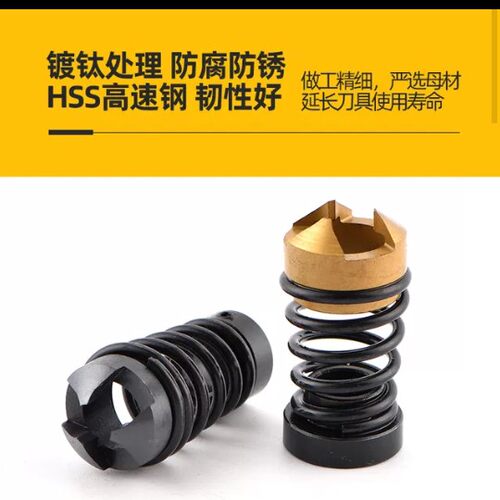 高效率无毛刺先端丝锥丝攻复合倒角器 攻牙倒角复合刀M2M3M4 6 8 - 图2