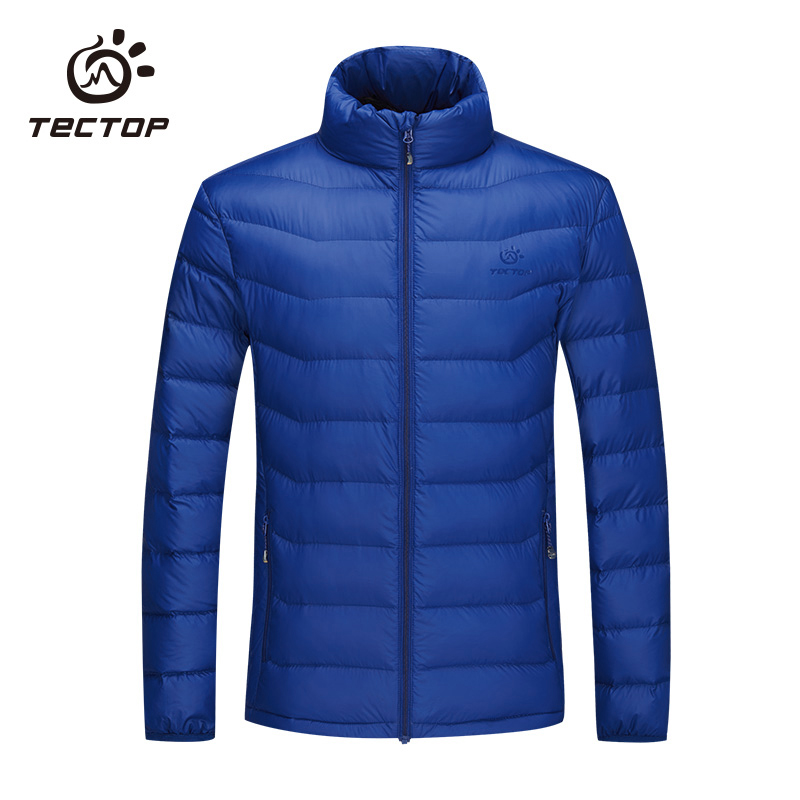 TECTOP/探拓冬季潮牌羽绒服男士马甲轻薄保暖羽绒衣运动长袖外套