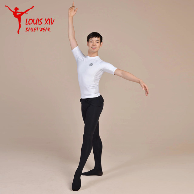 LOUIS XIV with Giselle系列 芭蕾连体服练功服 男生宽带连袜裤