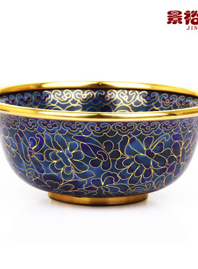 工艺铜碗掐丝珐琅商务礼品景泰蓝