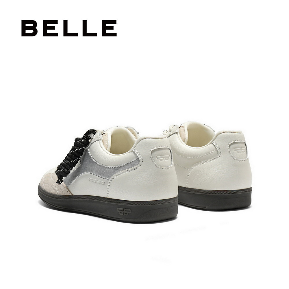 百丽复古阿甘德训鞋女秋季新款增高小白鞋运动休闲鞋子B2702CM5,淘宝优惠券,粉丝福利购,淘宝优惠卷