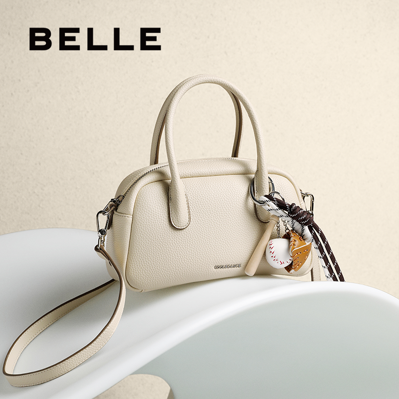 百丽包包女新款单肩斜挎大容量手提保龄球波士顿包法棍包BL832BX5,淘宝优惠券,粉丝福利购,淘宝优惠卷