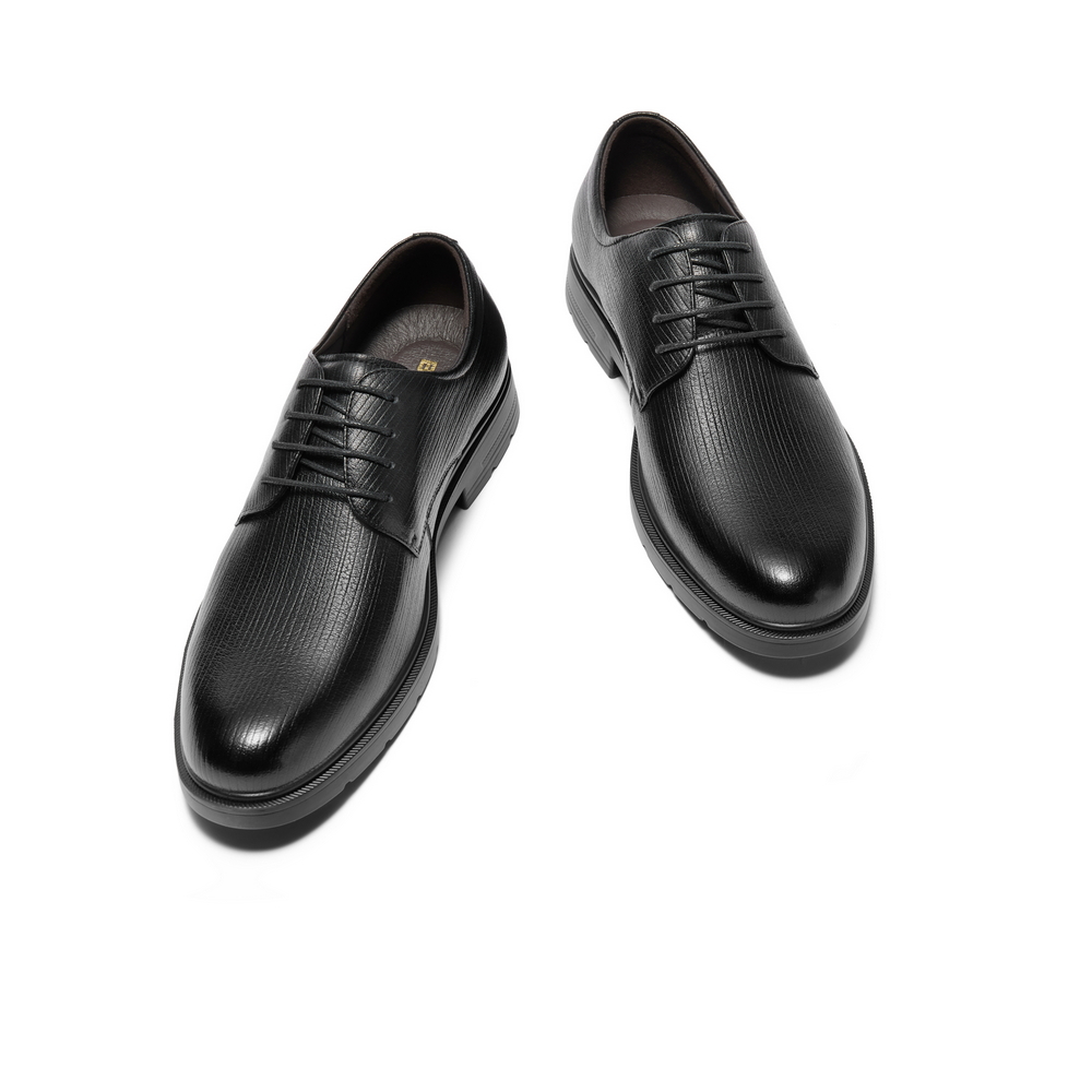 百丽男鞋商务鞋男士冬新商场同款羊皮革婚鞋正装皮鞋8KL01CM4 - 图1