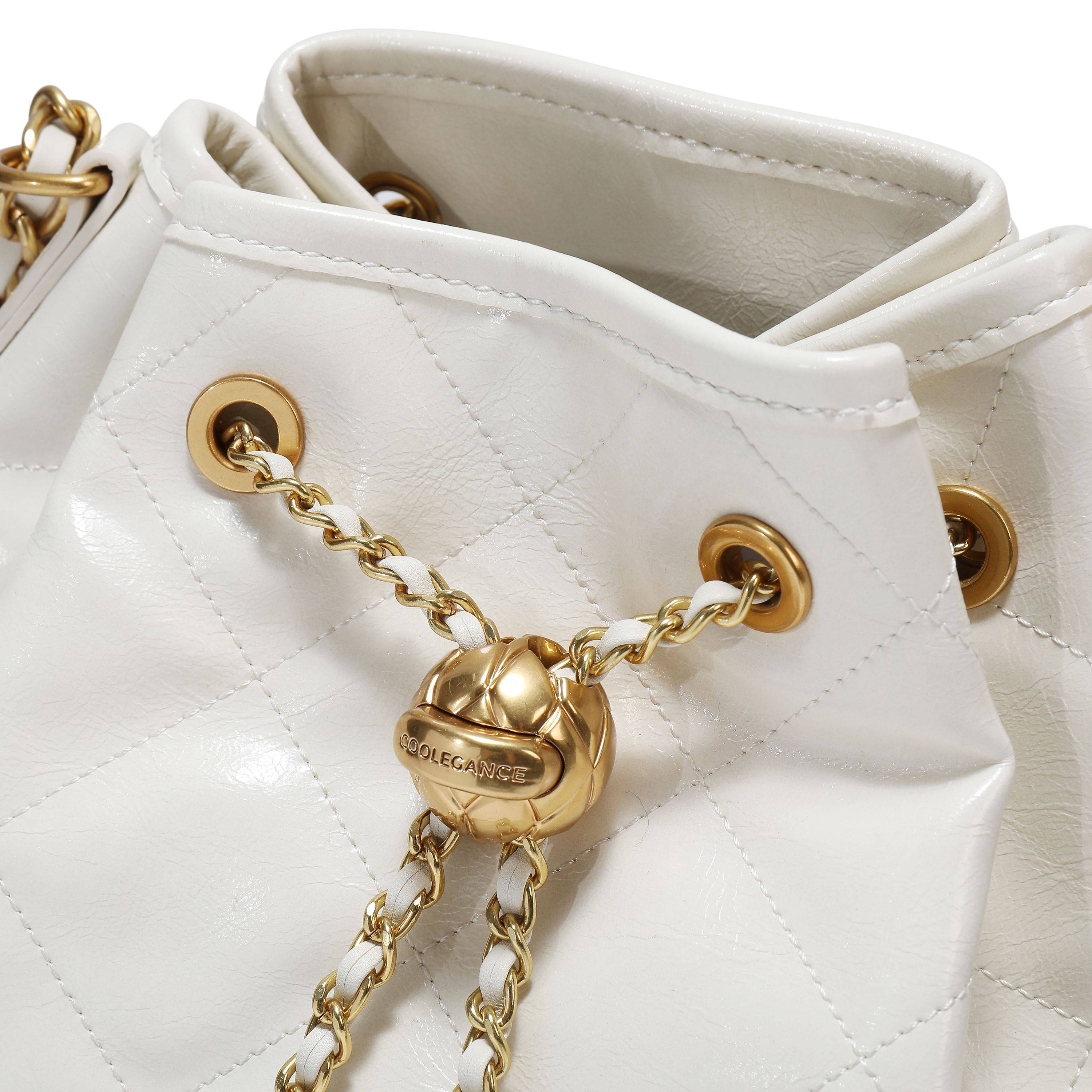 百丽包包女秋季新款休闲小香风菱格单肩斜挎水桶包JY155DX5,淘宝优惠券,粉丝福利购,淘宝优惠卷