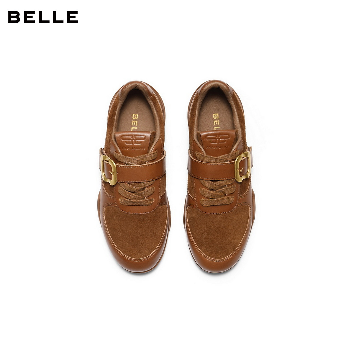 百丽女鞋子复古搭扣阿甘鞋德训鞋秋季新款赛车鞋休闲鞋E3N1DCM5,淘宝优惠券,粉丝福利购,淘宝优惠卷