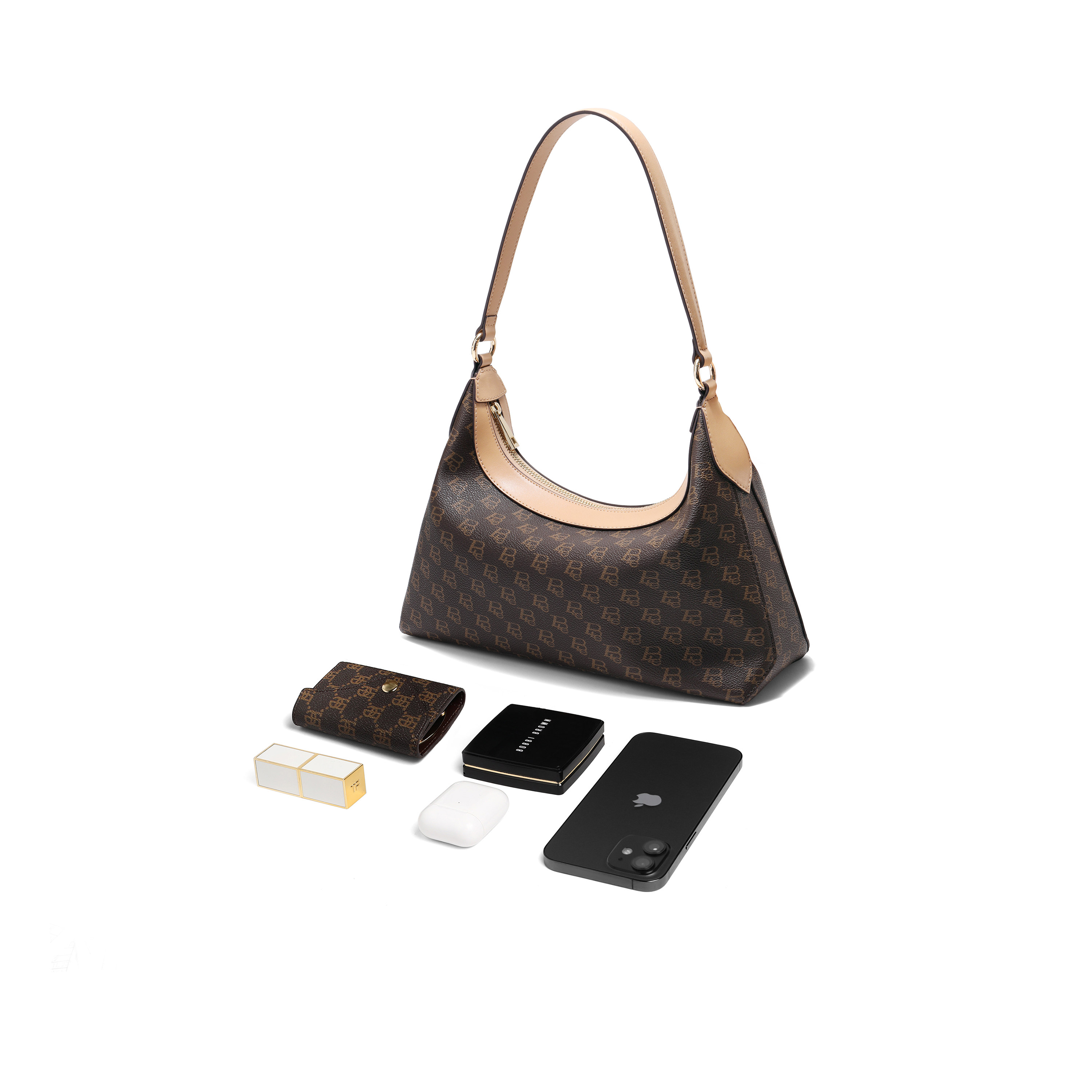 百丽包包女夏新款复古通勤hobo包单肩斜挎腋下包X7345BX4,淘宝优惠券,粉丝福利购,淘宝优惠卷