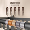 Higold bathroom accessories punch-free gun gray aluminum alloy bathroom storage towel rack towel rack toilet brush set